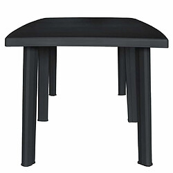 Maison Chic Table de jardin | Table d'extérieur Anthracite 216x90x72 cm Plastique -GKD95795