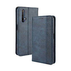 Etui en PU style vintage bleu pour votre Realme X50 5G