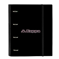 Reliure à anneaux Kappa Silver pink Noir Rose 27 x 32 x 3.5 cm