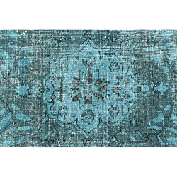 Vidal Tapis de laine 272x168 Bleu Ultra Vintage