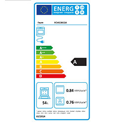 Cuisinière vitrocéramique a 54l 4 feux silver - fcv6530csa - FAURE