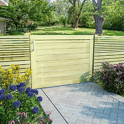 vidaXL Portail de jardin Bois de pin imprégné 75x100 cm