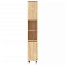 Acheter vidaXL Armoire salle de bain chêne sonoma 30x30x190 cm