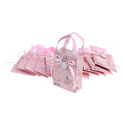 Avis 12 Fille Mignonne Sacs-cadeaux Bébé Bonbons Douche Garçon Fourre-tout Rose De Fête D'anniversaire Faveur