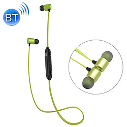 Wewoo Oreillette Bluetooth IPX4 Étanche Écouteurs Magnétiques Sans Fil V4.2 Stéréo Casque avec Micro, Pour iPhone, Samsung, Huawei, Xiaomi, HTC & Autres Smartphones Vert