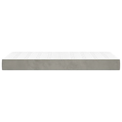 Acheter Maison Chic Matelas de lit à ressorts ensachés, Matelas doux Gris clair 90x190x20 cm -GKD32501