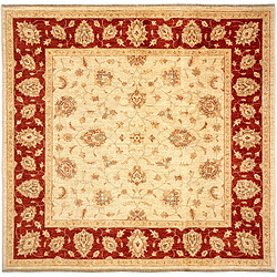 Vidal Tapis de laine 197x206 beige Kaizar 