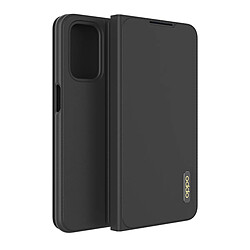 Oppo Étui pour Oppo A54 5G / A74 5G Folio Modèle Flip Cover avec Porte-cartes Noir