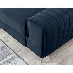 Acheter Bestmobilier Talisay - canapé d'angle gauche - 5 places - convertible avec coffre - en velours