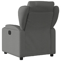 Avis vidaXL Fauteuil inclinable électrique Gris foncé Tissu