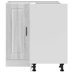 Acheter vidaXL Armoire d'angle de cuisine Porto sonoma gris bois d'ingénierie