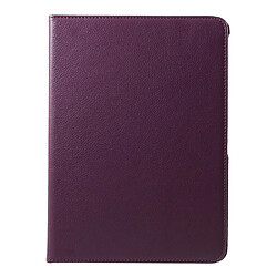 Etui en PU litchi violet pour votre Apple iPad Pro 12.9-inch (2018)