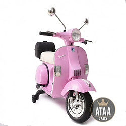 Ataa Moto VESPA officiel 12v électrique pour enfants licence Piaggio