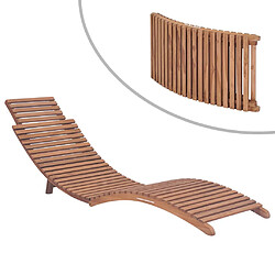 Avis Helloshop26 Chaises longues pliables 2 pcs bois de teck solide 02_0011946