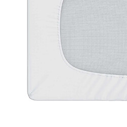 Avis vidaXL Protège-matelas blanc 140x190 cm imperméable