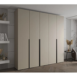 Abiks Meble Armoire Inova 1 À Portes Battantes 236,7/250/47 5 Portes (gris/nero)