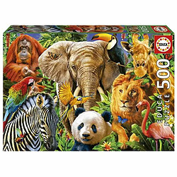 Educa Borras Puzzle Animaux Educa 500 Pièces