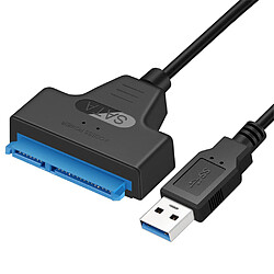 Câble convertisseur adaptateur USB 3.0 vers SATA 22 broches Adaptateurs SATAIII vers USB3.0 vers SSD HDD SATA 2.5 " pas cher