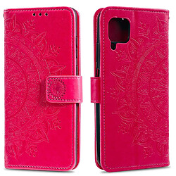 Etui en PU fleur spéciale rose pour votre Huawei P40 lite/Nova 7i/Nova 6 SE