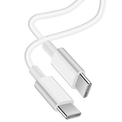 MAXLIFE Câble USB Type C vers USB Type C Blanc