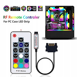 GUPBOO Télécommande Universelle de Rechange Contrôleur LED RGB 12V SATA RF télécommande sans fil