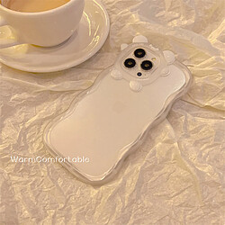 GUPBOO Étui pour iPhone13 Macaron couleur simple étui de téléphone portable créatif transparent et doux