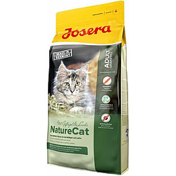 JOSERA NatureCat GRAIN FREE 2 kg | Croquettes pour chat sans céréales | À la volaille et au saumon | Nourriture Super Premium pour chat adulte | Sac de 2 kg