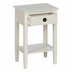 Avis BigBuy Home Table de Nuit Blanc 40 x 30 x 61 cm