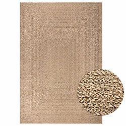 vidaXL Tapis ZIZUR 200x290 cm aspect de jute intérieur et extérieur 