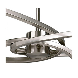 Luminaire Center Suspension Alaska Nickel satiné pas cher