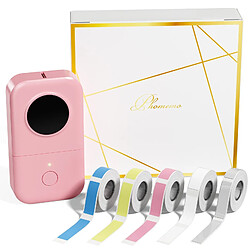 Yonis Mini Imprimante Bluetooth Portable Rose