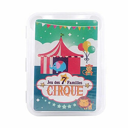 Paris Prix Jeu de 7 Familles Cirque 8cm Multicolore