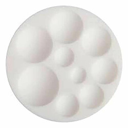 Graines Creatives Moule en silicone pour pâte polymère - Cabochons ronds