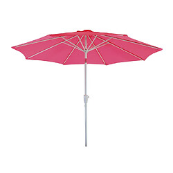 Decoshop26 Parasol Jardin Ø 3 m Inclinable Rose