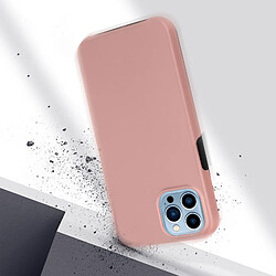 Avis Avizar Coque iPhone 13 Pro Arrière Rigide rose gold et Avant Souple Transparent