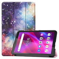 Etui en PU légers, avec support nébuleuse pour votre Lenovo Tab M7 (3rd Gen)