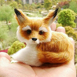 Universal Mini Fox Toy, décorations de modèle Animal de simulation pour enfants