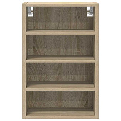 Avis vidaXL Armoire suspendue chêne sonoma 40x29,5x60 cm bois d'ingénierie