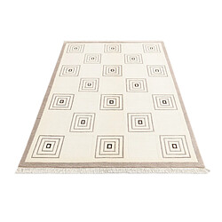 Avis Vidal Tapis de laine 191x117 beige Darya