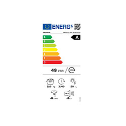 Lave-linge frontal 9kg 1400 tours/min - EW6F5712WA - ELECTROLUX