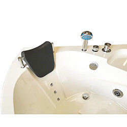 Simba BAIGNOIRE MASSANTE ANGLE 135 x 135 cm - BALNEO BAIN TOURBILLON Modèle DubaiJets dorsaux whirlpool spa pas cher