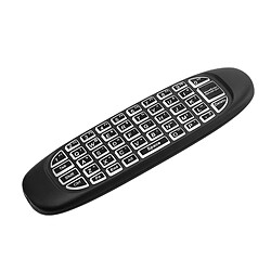 Wewoo Pour PC, Android TV Box / Smart TV, dispositifs de jeu C120 Air Mouse 2.4GHz clavier sans fil 3D Gyroscope Sense télécommande