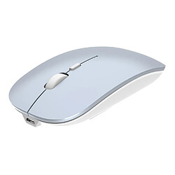 Souris Sans Fil Bluetooth5.0 Double Mode + Mode 2,4 GHz Pour Ordinateur Portable PC Argent