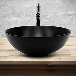 Avis ML DESIGN MODERN LIVING Lavabo Ø 40x14,5 cm céramique noire ML-Design