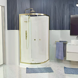 Aurlane Cabine de douche quart de cercle