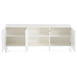 Avis Bestmobilier Sofia - meuble TV - blanc mat - 165 cm