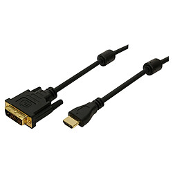 LogiLink Câble pour moniteur HDMI - DVI-D 18+1, 3,0 m ()