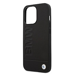 BMW Coque arrière rigide pour iPhone 14 Pro Max -noir pas cher