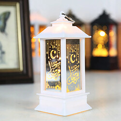 Avis Ramadan Eid Al-Fitr Décoration Crescent Moon Star Lantern LED Lumières Blanc S