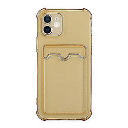 Universal Étui de téléphone iPhone 13 Pro / Case de téléphone transparent (or)